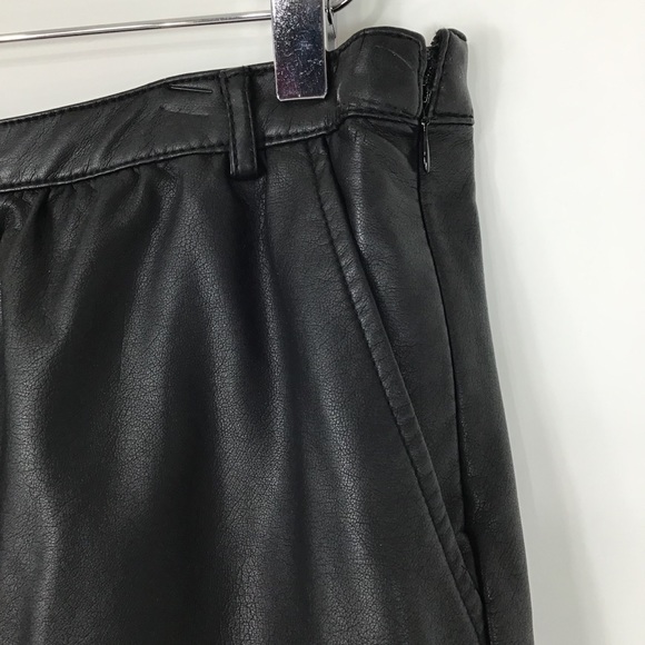 I heart Ronson faux leather black mini skirt 10 goth whimsigoth coquette grunge - Picture 4 of 9